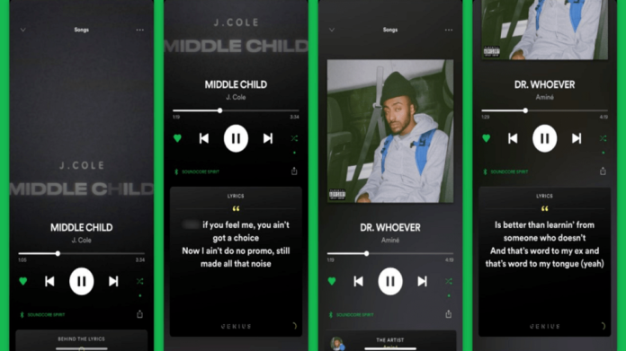 Several users are now seeing a synced lyrics feature in their Spotify mobile app, where lyrics scroll by in time with the music - Vyapaarjagat