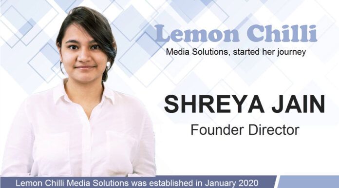 miss Shreya Jain: Lemon Chilli Media Solutions - vyapaarjagat