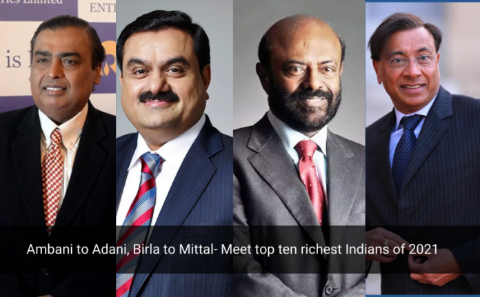 Meet top ten richest Indians 2021-vyapaarjagat
