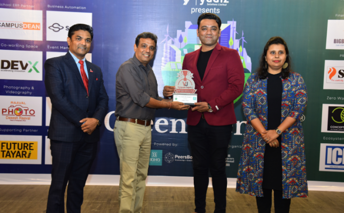 Nirav Khant Bagged Greenpreneur Awards - VyapaarJagat.com